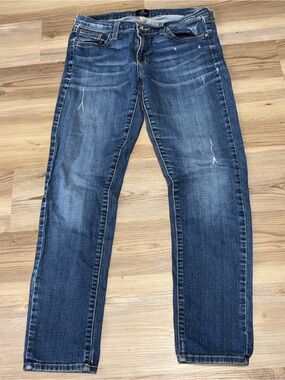 just black Classic Medium Wash Straight Leg Jeans